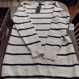 Stone Row Striped Sweaterdress